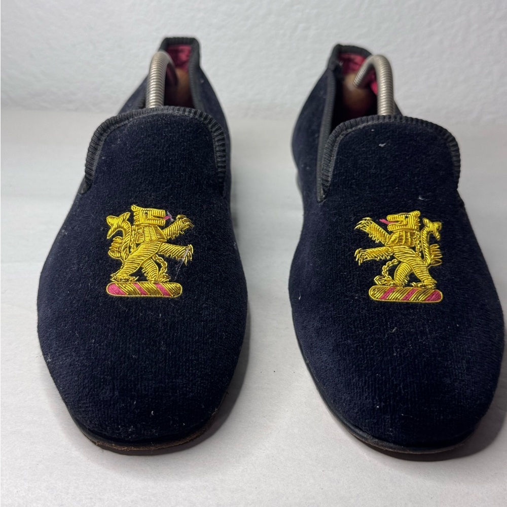 Aspinal Of London Velvet slippers. 8.5 UK which is 9.5 US size.